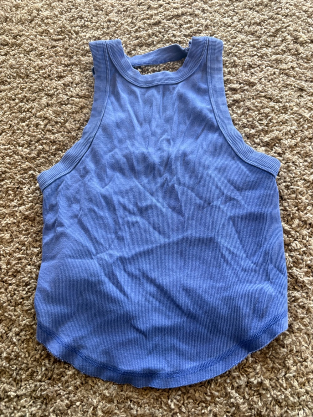 FP Movement by Free People Periwinkle Ribbed Tank